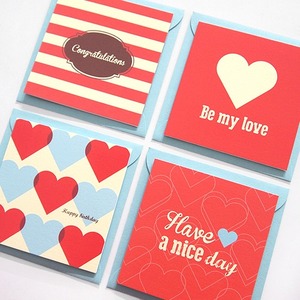 Love Card - Red 4set